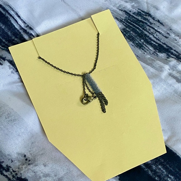 Druzy Crystal Pendant Necklace - Picture 3 of 3